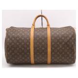Louis Vuitton Monogram Keepall 55 Boston Bag