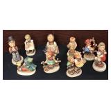 9 PC Hummel figurines