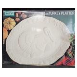 Ceramic Turkey Platter