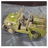 Vintage US Army Model Metal Car