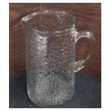 Vintage Early American Pressed Glass Pitcher