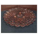 vintage Indiana Glass Whitehall Pink 3-Footed