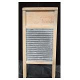 Vintage "Scanty Handi" Solid Zinc Washboard