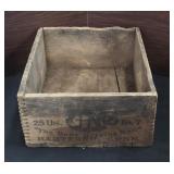 Vintage Capewell Horse Nail Co. No. 7 Wood  Crate