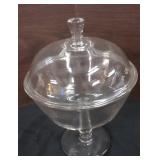 American Pattern Glass Covered Compote