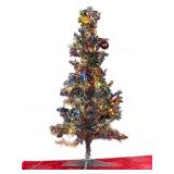 Lighted  Tinsel Tree