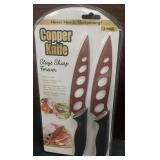 (2) PCS Copper Knife Set