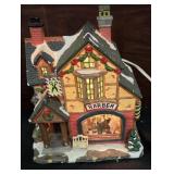 lighted porcelain miniature Christmas Village