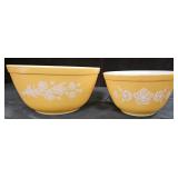 Vintage Pyrex "Butterfly Gold" 2 Piece