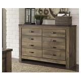 Trinell Rustic Brown 6-Drawer Dresser Base