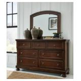 Porter Dresser & Mirror Set