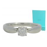 Platinum Tiffany & Co. 1/4 ct Diamond Ring