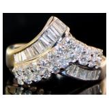 Platinum 1.00 ct Natural Brilliant Diamond Ring