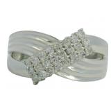 Platinum 1/3 ct Natural Brilliant Diamond Ring