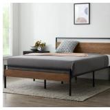 King Ashland Metal & Wood Platform Bed