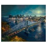 Moonlight Over Manhattan by Kinkade