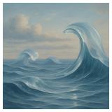 Frozen Ocean LTD EDT XL Art Print by BEYONDALI