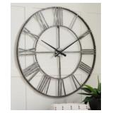 Ashley Paquita Wall Clock W/ Roman Numerals