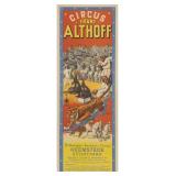 Circus Franz Althoff Canvas Advertisement