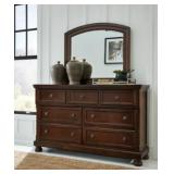Porter Dresser & Mirror Set