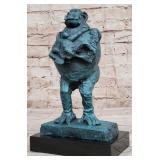 Bronze Picasso Baboon & Young Bronze Statue