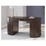 Korestone Dark Brown 63-in Home Office Desk