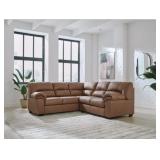 Willowbend 2-Piece Caramel Sectional