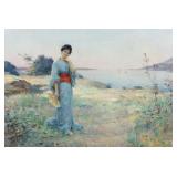 The Blue Kimono Giclee Art Print By Raphaï¿½l Collin