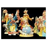 (9) Collectible Clowns (1 Lefton China)