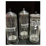 (3) Barber Jars