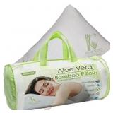 Aloe Vera Queen Size Bamboo Pillow