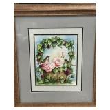 Framed Print  Lovebirds
