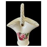 Porcelain Floral Basket