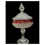 Ruby Band Diamond Point Wedding Bowl