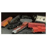 (9) PCS Antique American Flyer Train Set