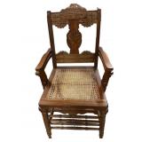 Antique Cain Seat Chair