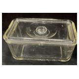 Glasbake clear glass refrigerator storage