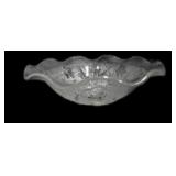 Clear Iris  Pattern Bowls (2)