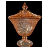 Pink Depression Candy Dish