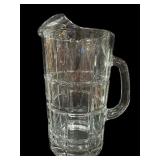 Tartan Anchor Hocking Glass Pitcher