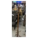 Solid Wood Hall Tree ( Note Does Need Some Work)