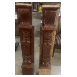 (2) PCS Fireplace Mantle Sides