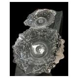 (2) Beautiful Bowls-Silver Overlay