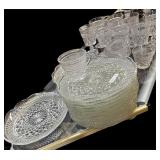 28 pc Wexford Glassware