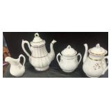 (4) PCS Antique porcelain tea set
