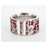 Christian Dior Trotter Ring Size 6