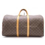 Louis Vuitton Monogram Keepall 55 Boston Bag