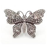 Gucci Rhinestone Butterfly Palm Cuff