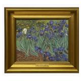 Irises Hand Highlighted by Studio Van Gogh