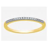 Natural Diamond Accented Wedding Band